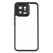 For Xiaomi 13 Frosted TPU + Transparent PC Phone Case(Black)