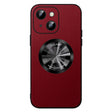 For iPhone 15 Plus SULADA Microfiber Leather MagSafe Magnetic Phone Case(Red) - iPhone 15 Plus Cases by SULADA | Online Shopping South Africa | PMC TechLife