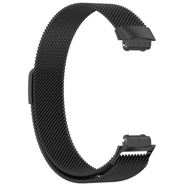 For Fitbit Inspire 3 Milanese Metal Watch Band(Black) - Watch Bands by PMC TechLife | Online Shopping South Africa | PMC TechLife | Buy Now Pay Later Mobicred