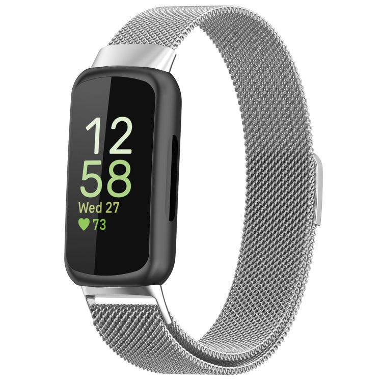 For Fitbit Inspire 3 Milanese Metal Watch Band(Silver) - Watch Bands by PMC TechLife | Online Shopping South Africa | PMC TechLife | Buy Now Pay Later Mobicred