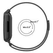 For Fitbit Inspire 3 Milanese Metal Watch Band(Black)