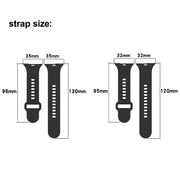 For Apple Watch 9 45mm Square Buckle Armor Style Silicone Watch Band(Plating Titanium Silver)