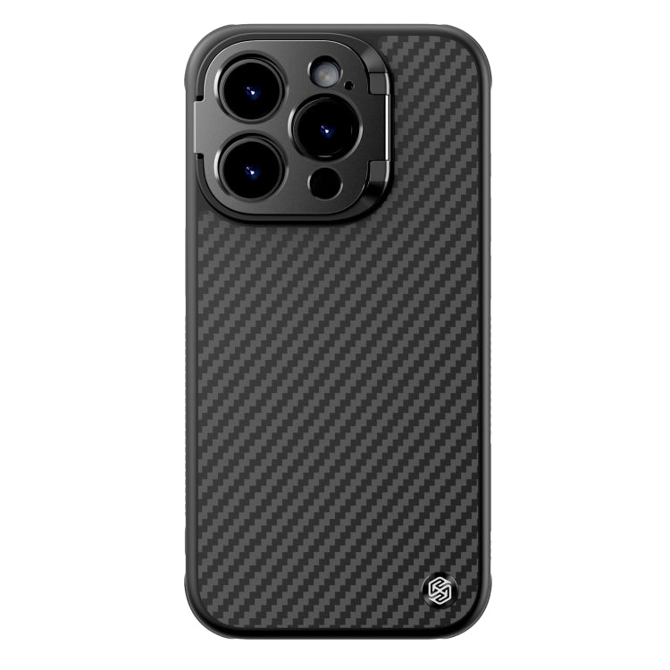 For iPhone 15 Pro NILLKIN Aramid Fiber MagSafe Magnetic Phone Case(Black) - free shipping - PMC TechLife - Order now!