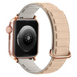 For Apple Watch 9 45mm Reverse Buckle Magnetic Silicone Watch Band(Rose Buckle Milk Grey) - Watch Bands by PMC TechLife | Online Shopping South Africa | PMC TechLife