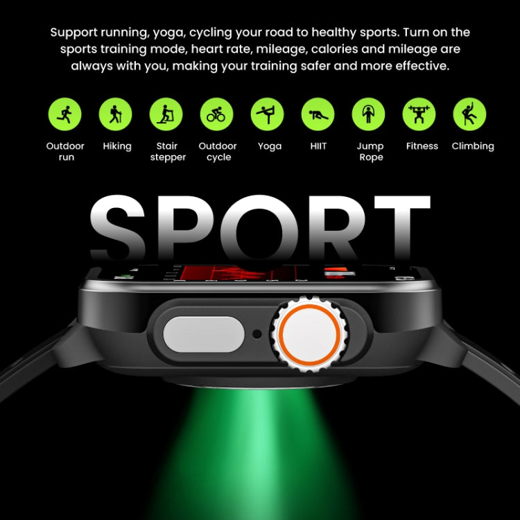 SPOVAN H6 1.83 inch TFT Screen Smart Watch Supports Bluetooth Call/Blood Oxygen Monitoring(Black) - Smart Watches by SPOVAN | Online Shopping South Africa | PMC Jewellery | Buy Now Pay Later Mobicred