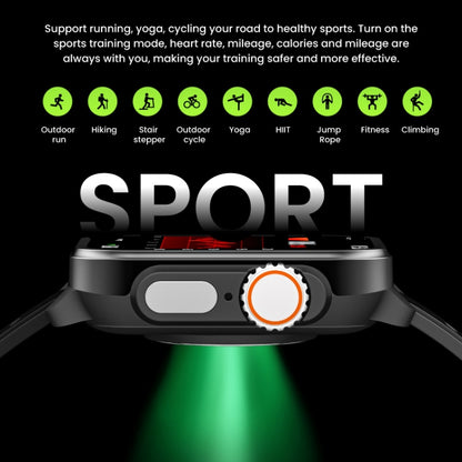 SPOVAN H6 1.83 inch TFT Screen Smart Watch Supports Bluetooth Call/Blood Oxygen Monitoring(Black) - Smart Watches by SPOVAN | Online Shopping South Africa | PMC Jewellery | Buy Now Pay Later Mobicred