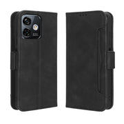 For Ulefone Note 16 Pro Skin Feel Calf Texture Card Slots Leather Phone Case(Black)