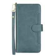 For Motorola Moto G52J 5G Litchi Texture Zipper Leather Phone Case(Green)