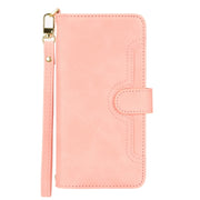 For ASUS Zenfone 10 / 9 Litchi Texture Zipper Leather Phone Case(Pink)