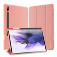 For Samsung Galaxy Tab S9+ DUX DUCIS Domo Series Cloth Texture Magnetic Leather Tablet Case(Pink) - free shipping - PMC TechLife - Order now!