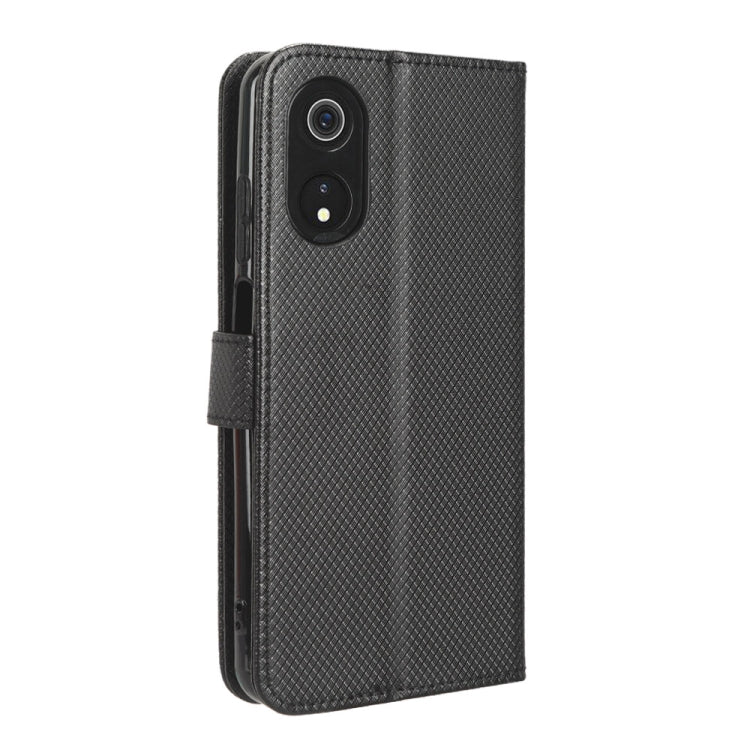 For Cubot P60 Diamond Texture Leather Phone Case(Black) - free shipping - PMC TechLife - Order now!