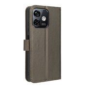 For Ulefone Note 16 Pro Diamond Texture Leather Phone Case(Brown)