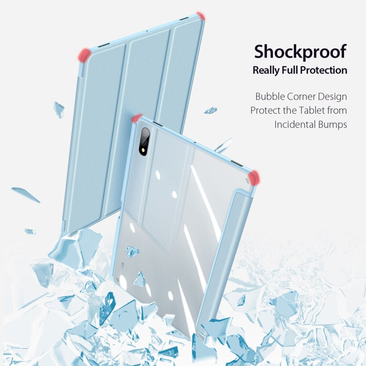 For Samsung Galaxy Tab S9+ DUX DUCIS TOBY Series Antiskid Leather Tablet Case with Sleep / Wake-up Function(Blue) - free shipping - PMC TechLife - Order now!