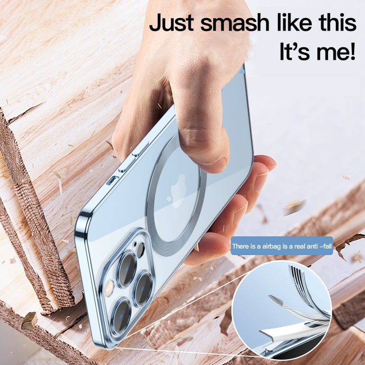 For iPhone 15 Pro Lens Protector MagSafe Electroplated Phone Case(Gold) - free shipping - PMC TechLife - Order now!