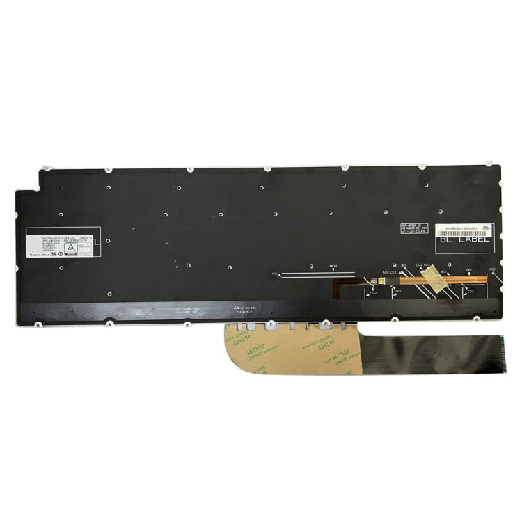 For Dell Inspiron 15 7590 / 7791 / 5584 US Version Backlight Laptop Keyboard(Silver) - Dell Spare Parts by PMC TechLife | Online Shopping South Africa | PMC TechLife