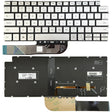For Dell Inspiron 7490 / Vostro 5390 US Version Backlight Laptop Keyboard(Silver) - Dell Spare Parts by PMC TechLife | Online Shopping South Africa | PMC TechLife