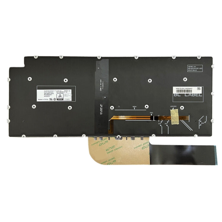 For Dell Inspiron 7490 / Vostro 5390 US Version Backlight Laptop Keyboard(Silver) - Dell Spare Parts by PMC TechLife | Online Shopping South Africa | PMC TechLife