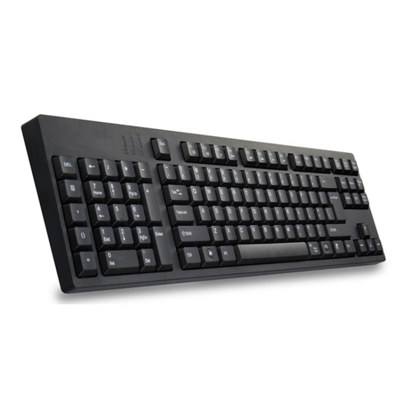 Wired USB Left Hand Keyboard with Dual HUB Function(Black)