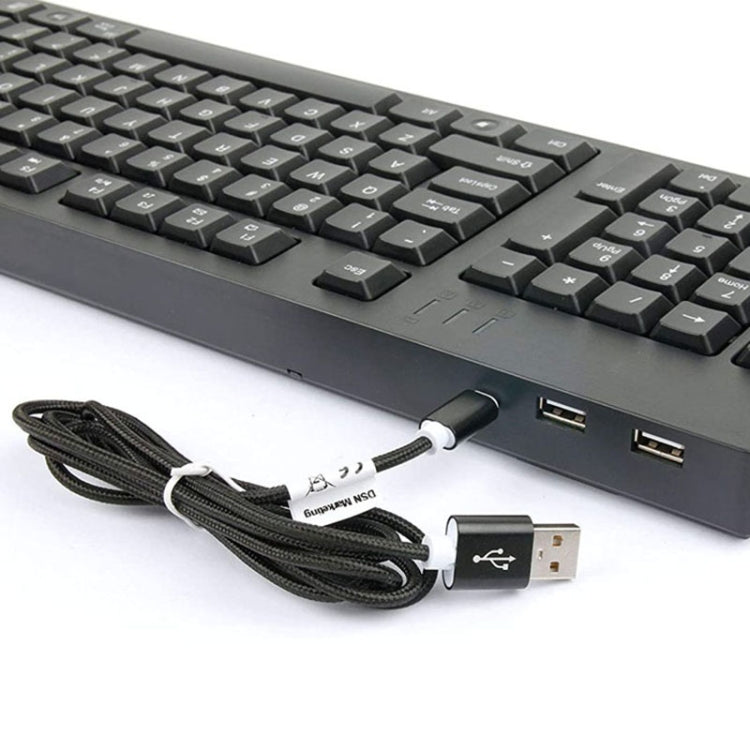 Wired USB Left Hand Keyboard with Dual HUB Function(Black) - free shipping - PMC Jewellery - Order now!