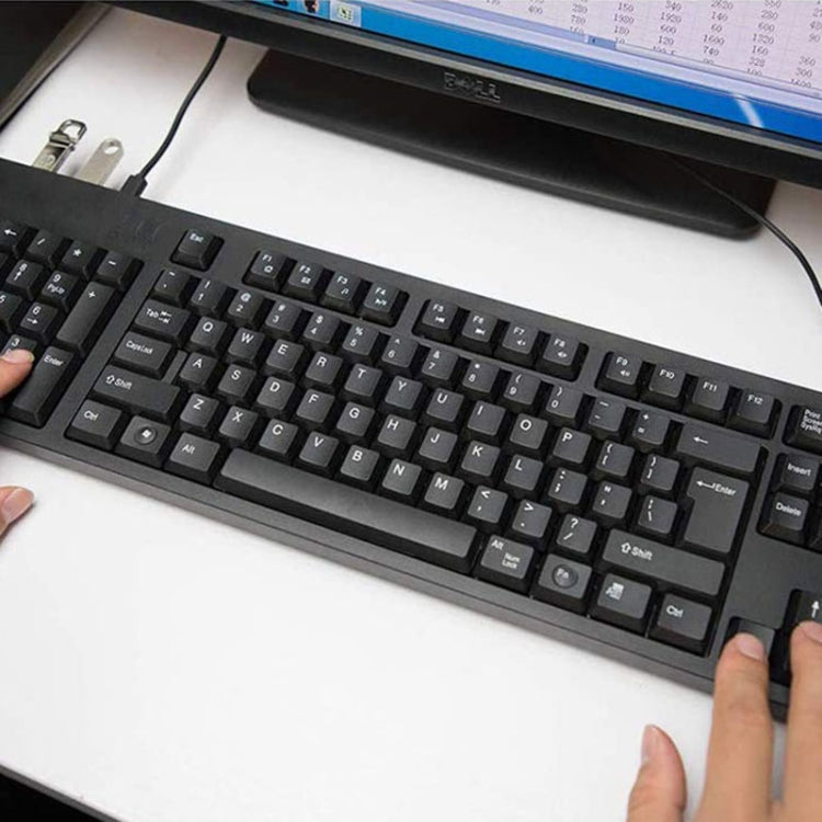 Wired USB Left Hand Keyboard with Dual HUB Function(Black) - free shipping - PMC Jewellery - Order now!