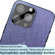 For iPhone 15 Pro / 15 Pro Max imak High Definition Integrated Glass Lens Film Black Version