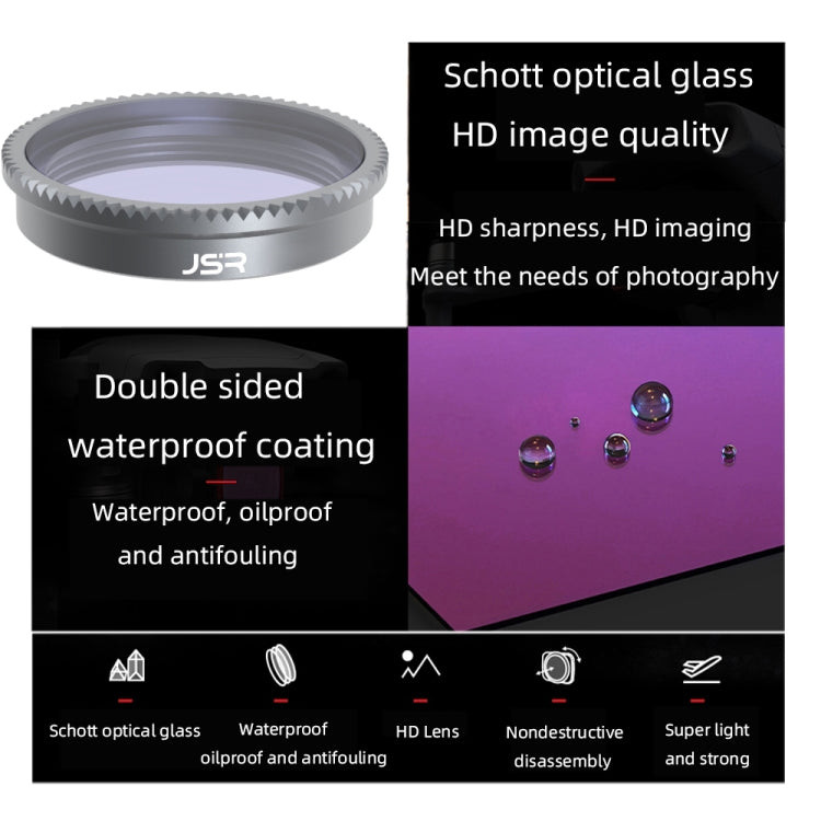 For Insta360 GO 2 / GO 3 JSR LS Series Camera Lens Filter, Filter:STAR