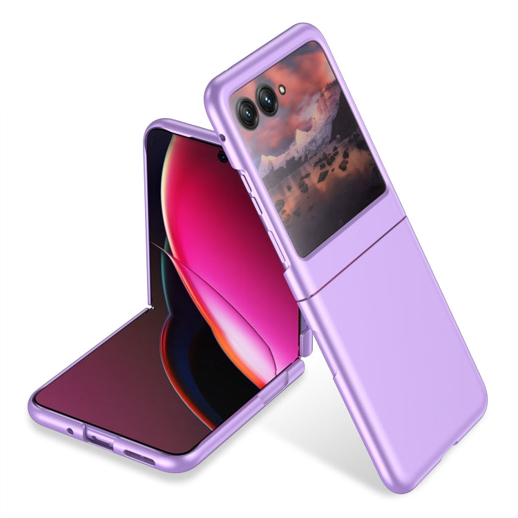 For Motorola Razr 40 Ultra GKK Ultra-thin Full Coverage Phone Case(Purple) - Motorola Cases by GKK | Online Shopping South Africa | PMC TechLife | Buy Now Pay Later Mobicred