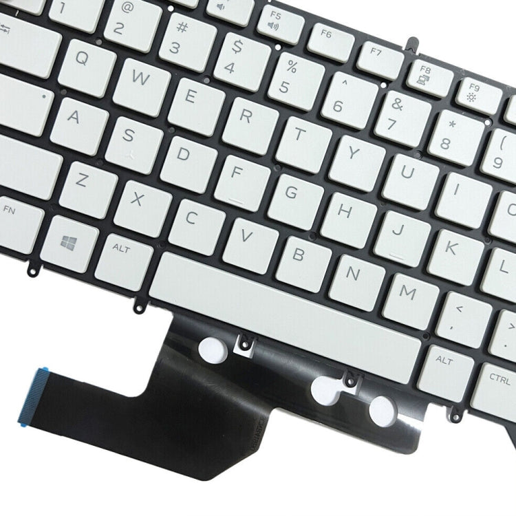 For Dell Alienware M15 / R3 / R4 US Version RGB Backlight Laptop Keyboard(White 0Y00RH) - Dell Spare Parts by PMC TechLife | Online Shopping South Africa | PMC TechLife