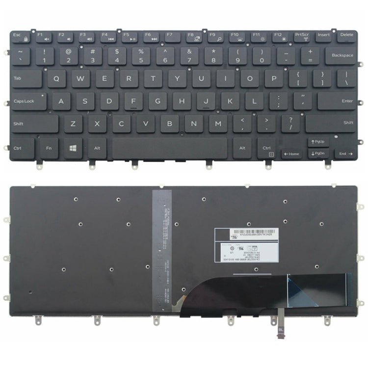 For Dell 5510 M5510 15-7558 7568 XPS 15-9550 US Version Laptop Keyboard(Black) - Dell Spare Parts by PMC TechLife | Online Shopping South Africa | PMC TechLife | Buy Now Pay Later Mobicred