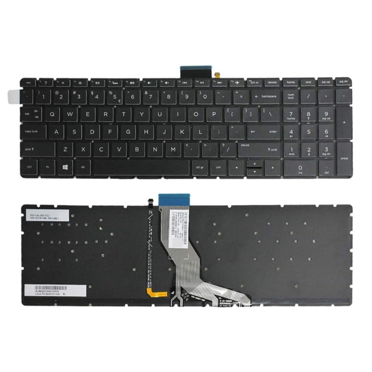 For HP 15-CC / 15-CD / 15-CK US Version Laptop Backlight Keyboard - HP Spare Parts by PMC TechLife | Online Shopping South Africa | PMC TechLife