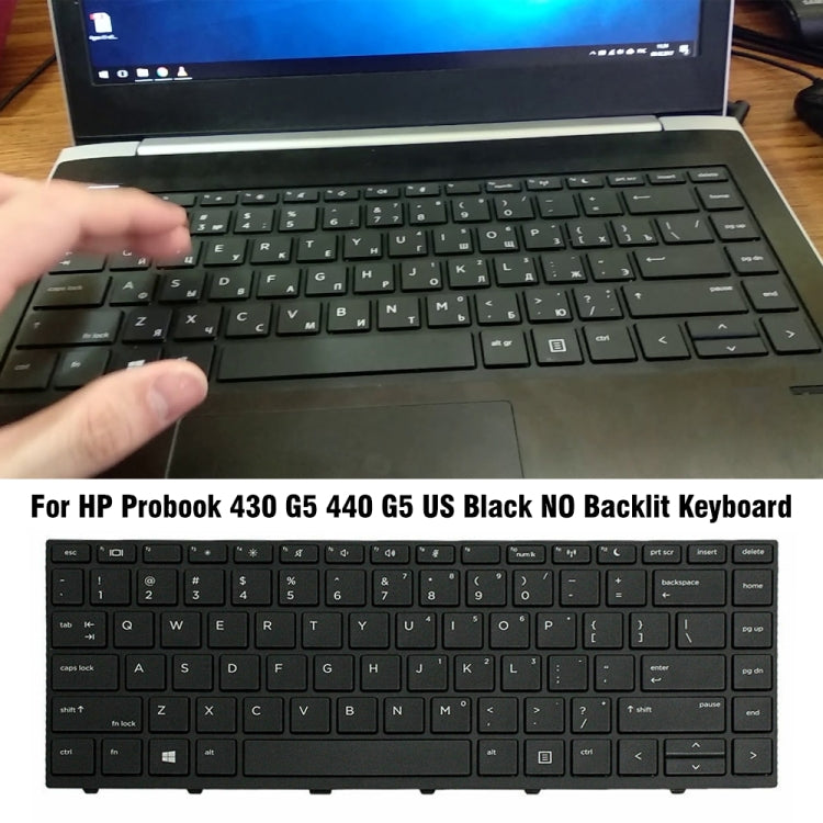 For HP 430 G5 / 440 G5 US Version Laptop Keyboard