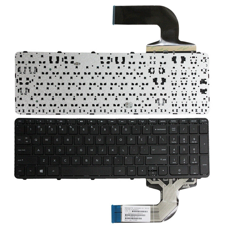 For HP 15-E / 15-N / 15-D Laptop Keyboard with Frame - free shipping - PMC TechLife - Order now!