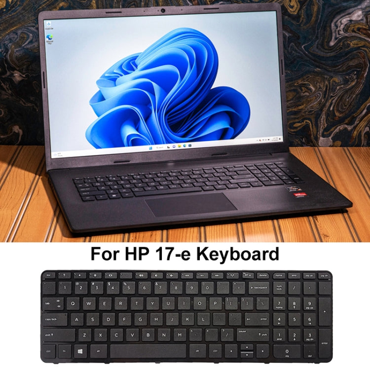 For HP 17-e Laptop Keyboard with Frame - HP Spare Parts by PMC TechLife | Online Shopping South Africa | PMC TechLife | Buy Now Pay Later Mobicred