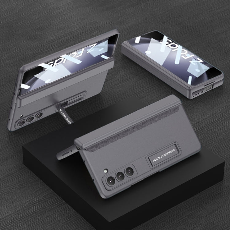 For Samsung Galaxy Z Fold5 GKK Integrated Magnetic Full Coverage Folding Phone Case(Grey) - Galaxy Z Fold5 Cases by GKK | Online Shopping South Africa | PMC TechLife | Buy Now Pay Later Mobicred