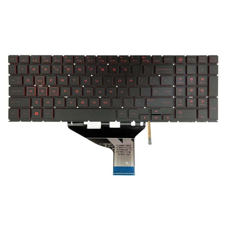 For HP 15-DC / 15-DH Red US Version Laptop Backlight Keyboard - HP Spare Parts by PMC TechLife | Online Shopping South Africa | PMC TechLife