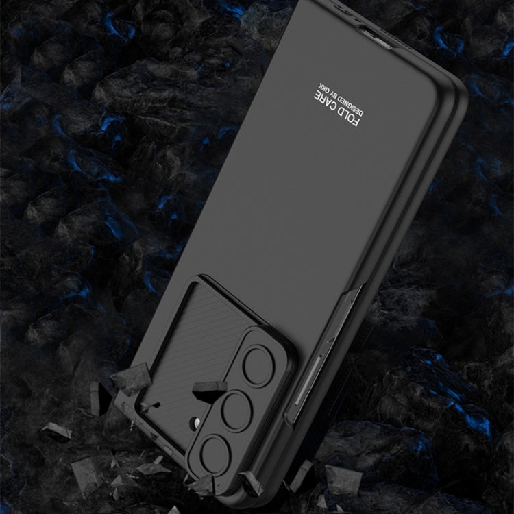 For Samsung Galaxy Z Fold5 GKK Integrated Ultra-thin Sliding Camshield Flip Phone Case(Black) - free shipping - PMC TechLife - Order now!