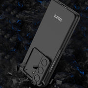 For Samsung Galaxy Z Fold5 GKK Integrated Ultra-thin Sliding Camshield Flip Phone Case(Green)