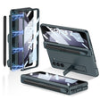 For Samsung Galaxy Z Fold5 GKK Full Coverage Magnetic Fold Hinge Phone Case with Pen Slots(Green) - free shipping - PMC TechLife - Order now!