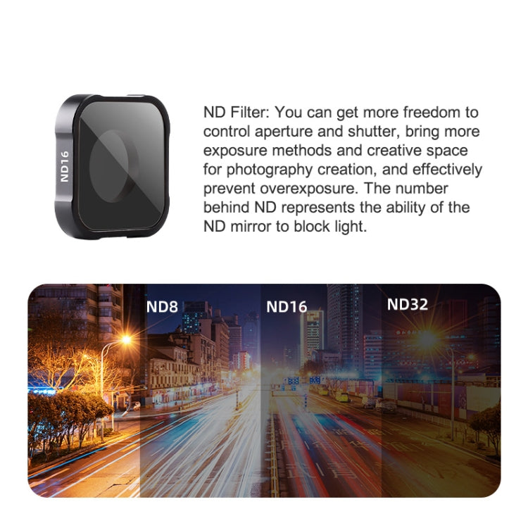 ND16 Filter Action Camera Lens Filter For GoPro Hero11 Black / Hero11 Black mini / HERO10 Black / HERO9 Black - free shipping - PMC TechLife - Order now!