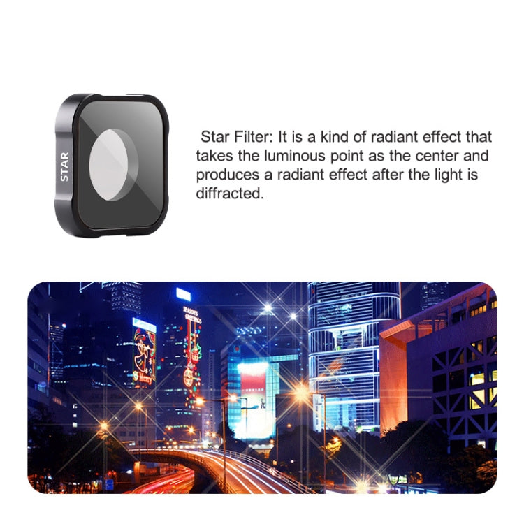 STAR Filter Action Camera Lens Filter For GoPro Hero11 Black / Hero11 Black mini / HERO10 Black / HERO9 Black - free shipping - PMC TechLife - Order now!