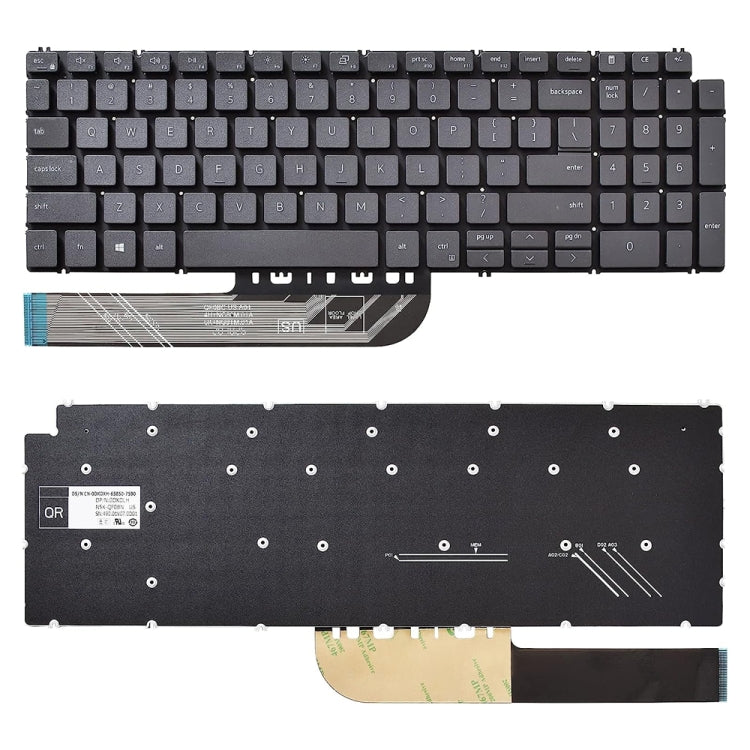 US Version Laptop Keyboard For Dell Inspiron 15?7590 7591 7791(Black) - Dell Spare Parts by PMC TechLife | Online Shopping South Africa | PMC TechLife | Buy Now Pay Later Mobicred
