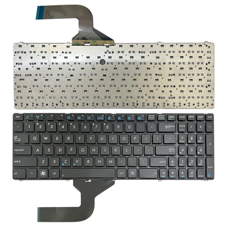 For AsusX53S X54H X55V K52 K53 G51 US Version Laptop Keyboard(Black) - Asus Spare Parts by PMC TechLife | Online Shopping South Africa | PMC TechLife | Buy Now Pay Later Mobicred