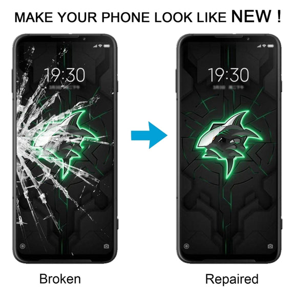 For Xiaomi Black Shark 3 Front Screen Outer Glass Lens with OCA Optically Clear Adhesive