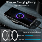 For Samsung Galaxy S24 Ultra 5G MagSafe Magnetic Frosted Metal Phone Case(Black)