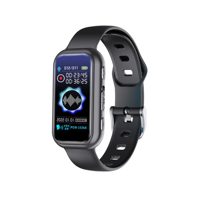 JNN S16 Smart HD Noise Reduction Bluetooth MP3 Voice Control Recording Bracelet, Memory:8GB