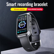 JNN S16 Smart HD Noise Reduction Bluetooth MP3 Voice Control Recording Bracelet, Memory:4GB