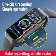 JNN S16 Smart HD Noise Reduction Bluetooth MP3 Voice Control Recording Bracelet, Memory:64GB