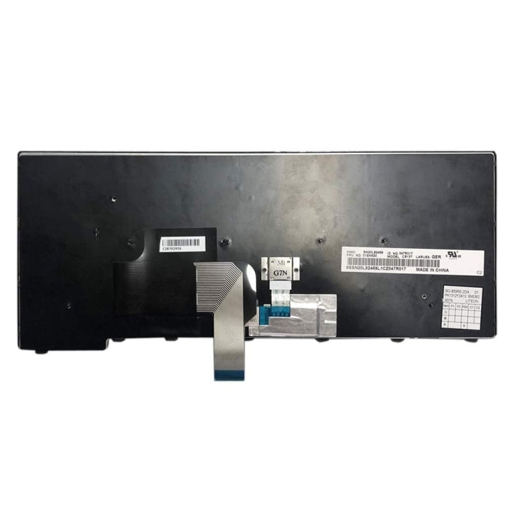 For Lenovo Thinkpad T460 T440S T440P L470 German Version Laptop Keyboard - Lenovo Spare Parts by PMC Jewellery | Online Shopping South Africa | PMC Jewellery | Buy Now Pay Later Mobicred