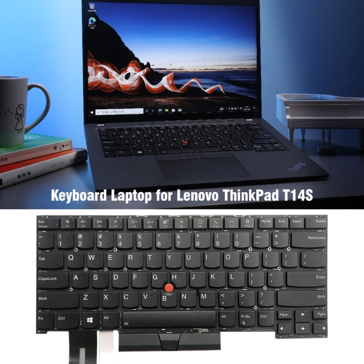 For Lenovo ThinkPad  T490S T14S 20T0 20T1 US Version Laptop Keyboard - Lenovo Spare Parts by PMC TechLife | Online Shopping South Africa | PMC TechLife