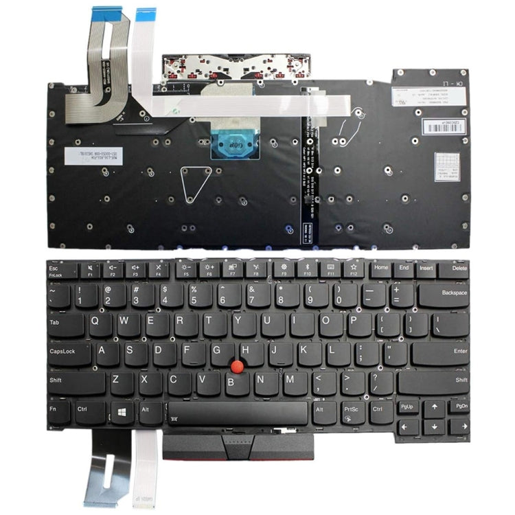 For Lenovo Thinkpad T490S T495S E490S US Version Laptop Keyboard - Lenovo Spare Parts by PMC TechLife | Online Shopping South Africa | PMC TechLife